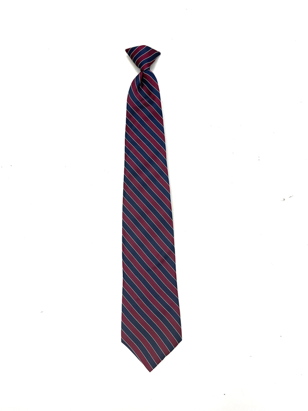 Repp Stripe Clip on Tie freeshipping - Image First Uniforms