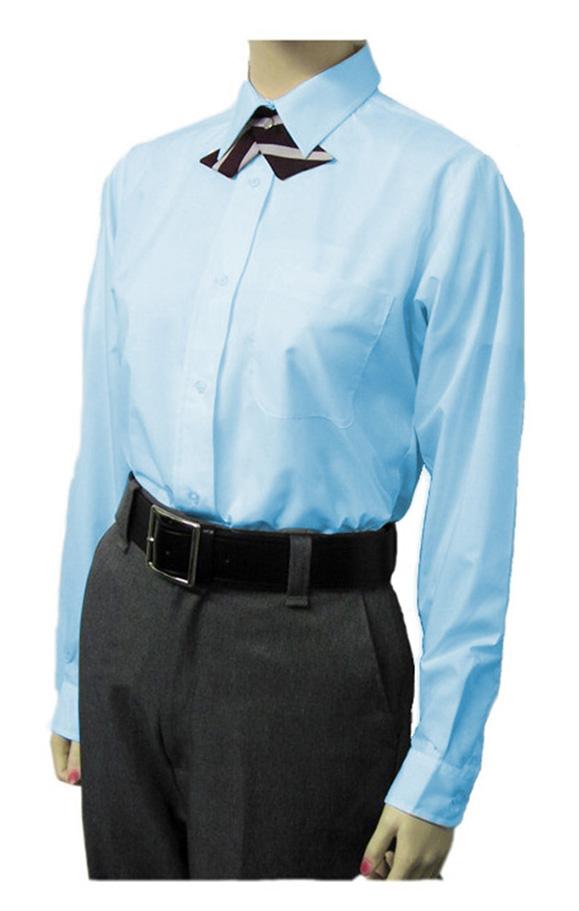Women Broadcloth Long Sleeve Shirt freeshipping - Image First Uniforms
