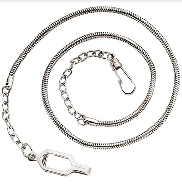 WHISTLE CHAIN W/ EPAULETTE CLASP