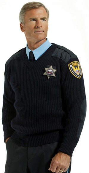 V-Neck Acrylic Commando Sweater freeshipping - Image First Uniforms