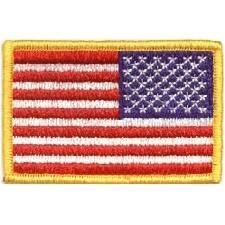 VAL PTCH U.S. Reverse Flag Gold freeshipping - Image First Uniforms